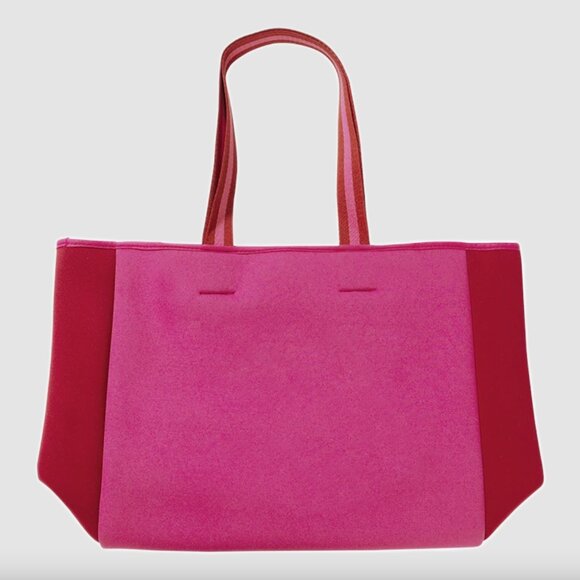 Summersalt Neoprene Beach Tote in Pink/Red - Picture 7 of 10
